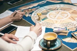 Игра «Хочу–могу–буду» с картами и заметками участников